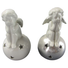 Angel Shape Ceramic Craft for Home Decor